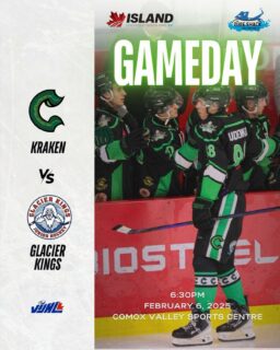 Game Day!

Kraken hit the road to face the Glacier Kings, in Comox 🏒

Puck drops at 6:30pm.